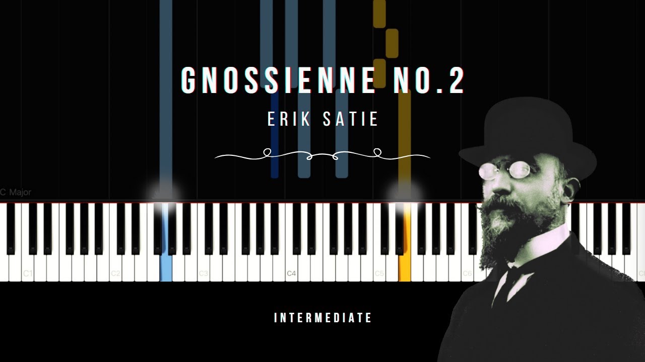Gnossienne No.2 | Erik Satie | INTERMEDIATE Piano Tutorial