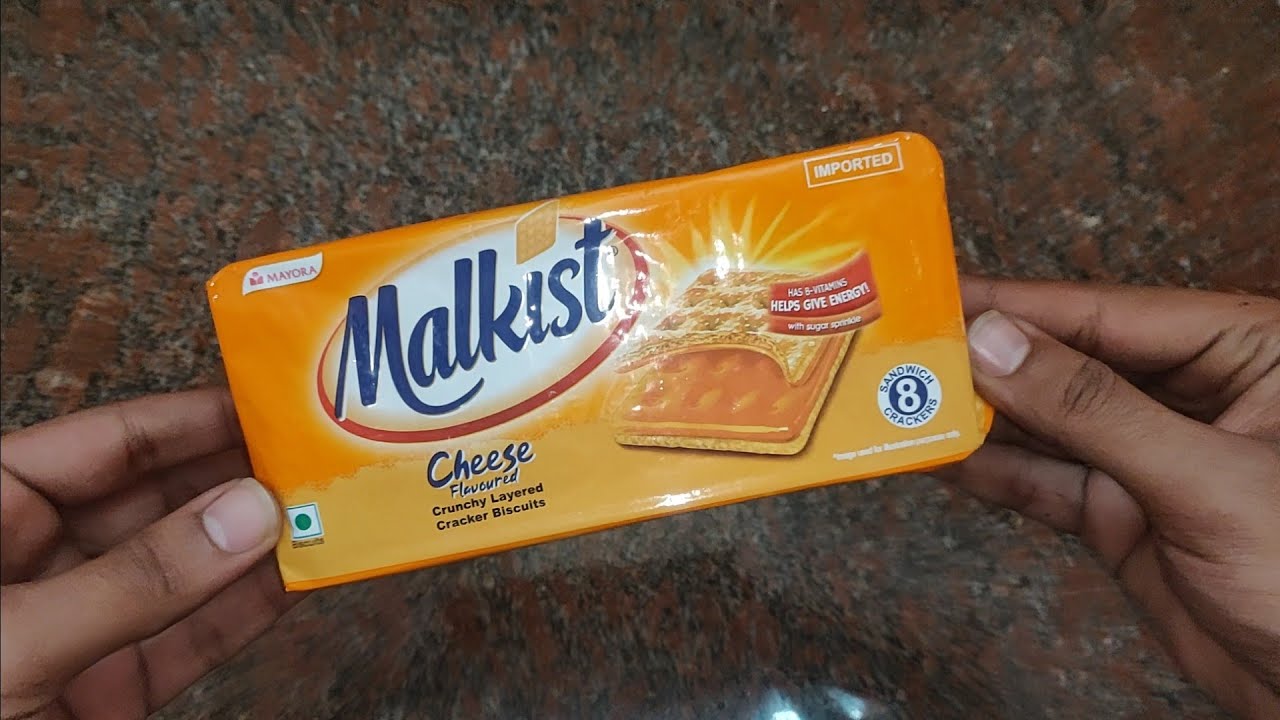 Cracker Biscuits Crunchy Layered Cheese its good ! 