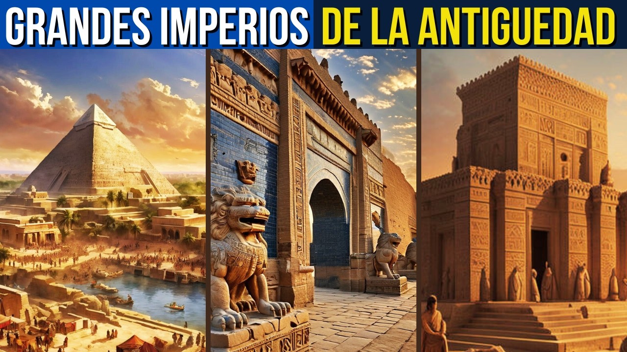 LAS CIVILIZACIONES MÁS PODEROSAS DE LA HISTORIA ANTIGUA: Asirios, persas, egipcios, romanos y más