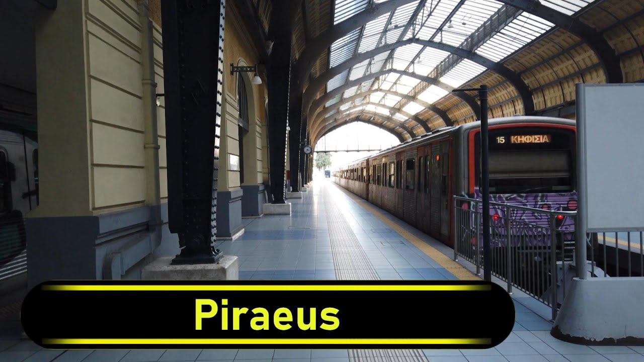 Metro Station Piraeus (Line 1) - Athens 🇬🇷 - Walkthrough 🚶