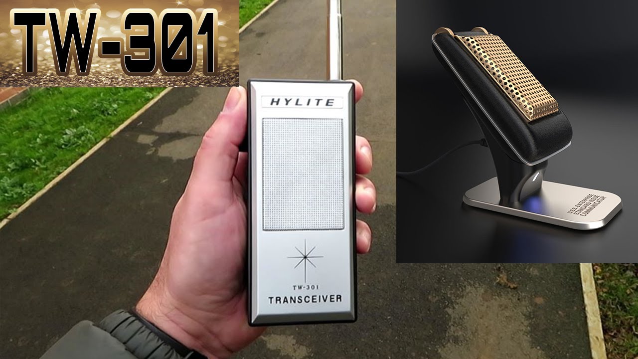 THE NICEST LOOKING WALKIE TALKIES EVER MADE? - 1965 - HYLITE TW-301 REPAIR AND FIELD TEST