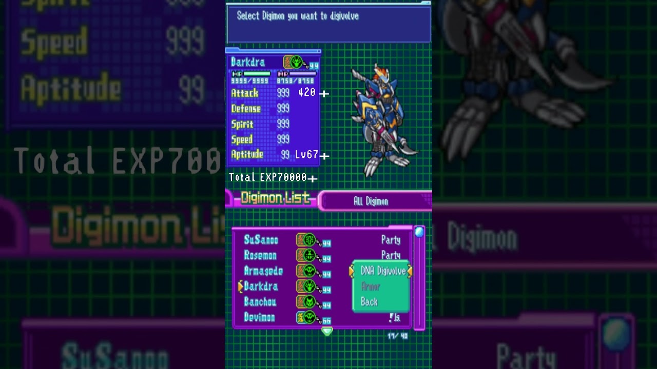 DNA Digivolve Chaosmon Digimon World Dawn and Dusk #digimon #shorts