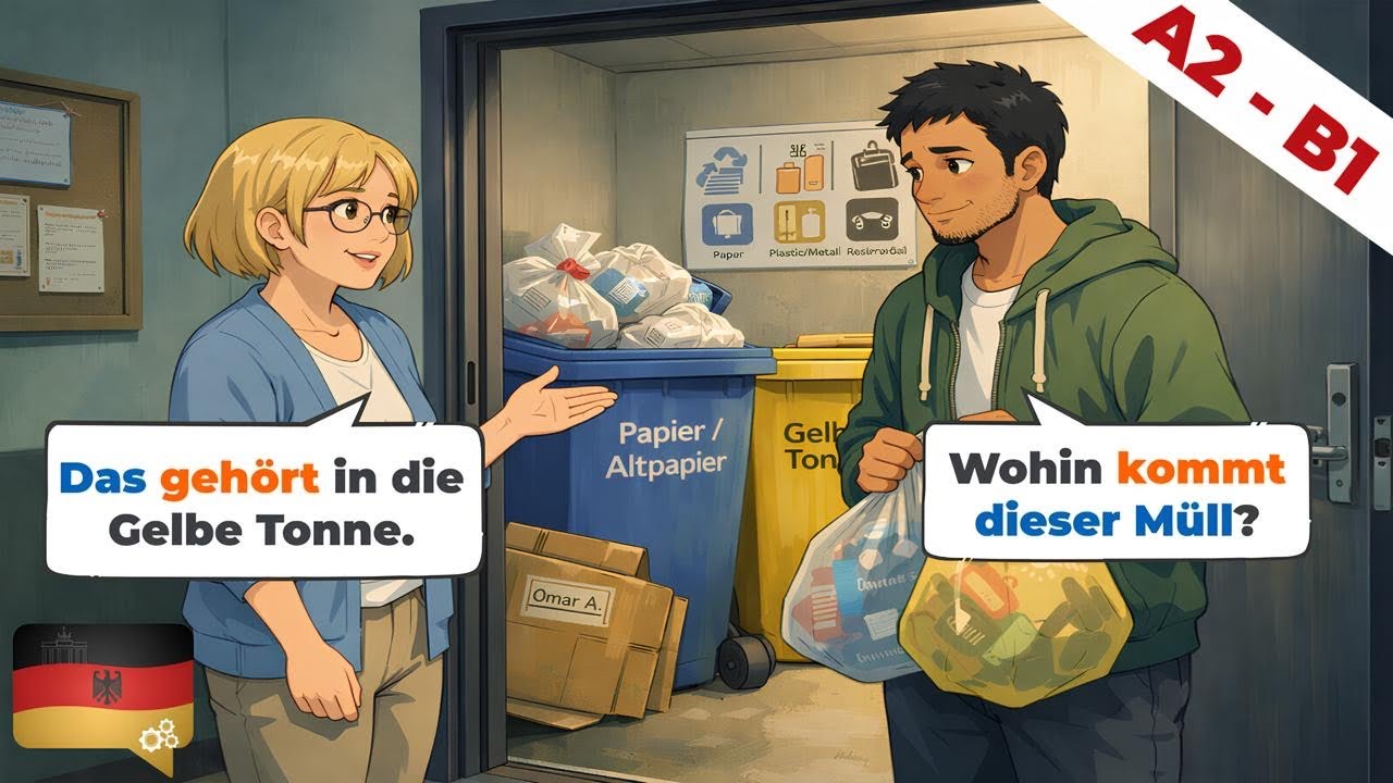 Deutsch Dialogen (A2-B1) | Deutsch lernen durch Hören | Alltag Deutsch mit Geschichten