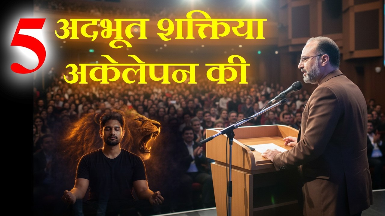 अकेले चलना सीखो | ये 5 ताकतें आपको भीड़ से अलग बनाएंगी | The Hidden Power of Being Alone