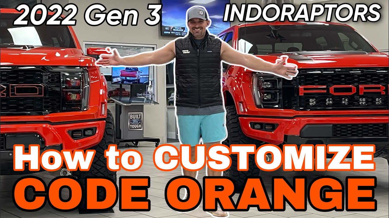 Как настроить оранжевый код Ford Raptors.. INDORAPTORS 2022 Gen 3