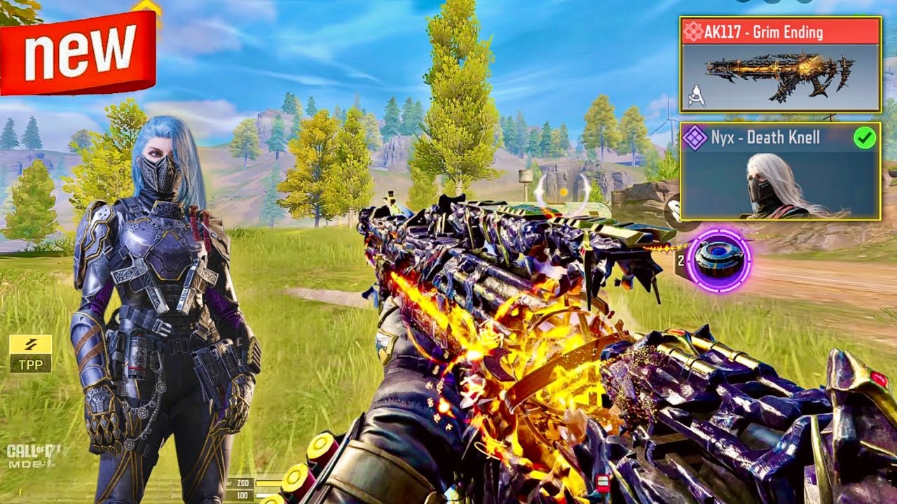 *NEW* Finally Bought Most Favorite Mythic AK117 - Grim Ending 😍 In COD Mobile | Solo vs Squad