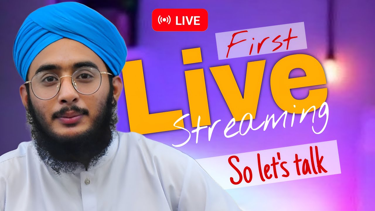 First Live on YouTube | special announcement | Muhammad Zain Madani