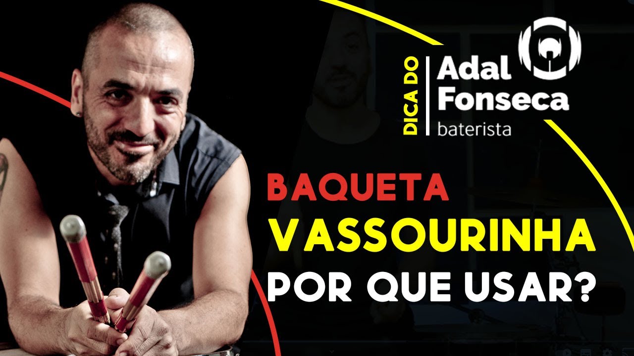 Dica do Adal #6 - Baqueta Vassourinha - Vassourinha Bateria - Vassourinha Cajon e de Botão