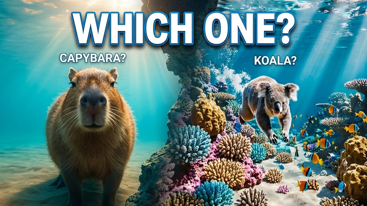 Which Animal Would You Swim With? 🌊 | Dreamy Ocean Vibes