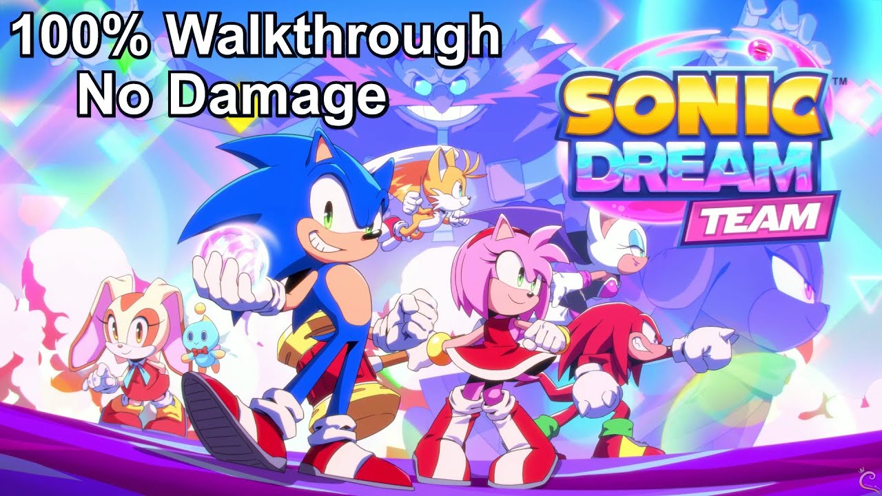 Sonic Dream Team - 100% Full Game Walkthrough (No Damage)