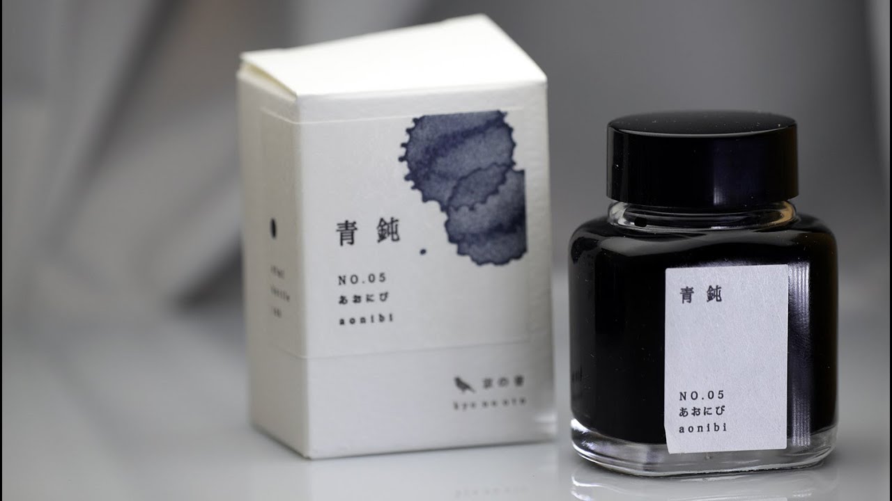 Inchiostro kyonoto Aonibi - Kyo no to anobi ink test & review