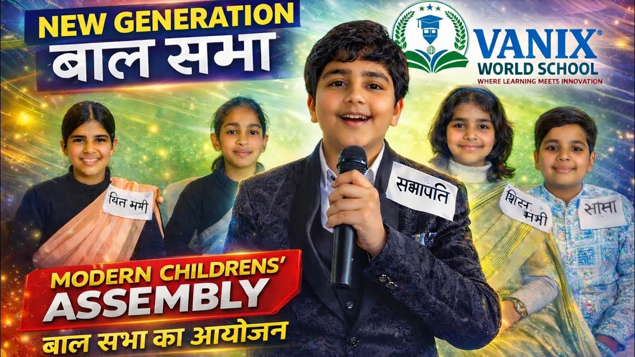 Bal Sansad at Vanix Sanford World School A powerful learning experience in leadership and democracy.