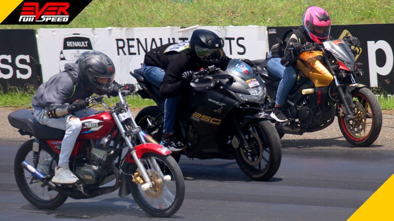 Una Chica y su moto vs el mundo 🔥 RX 🆚 NS 200 🆚 Gixxer 250 🆚 Switch 🆚 AX 🔥 Drag Races B/quilla 2023.