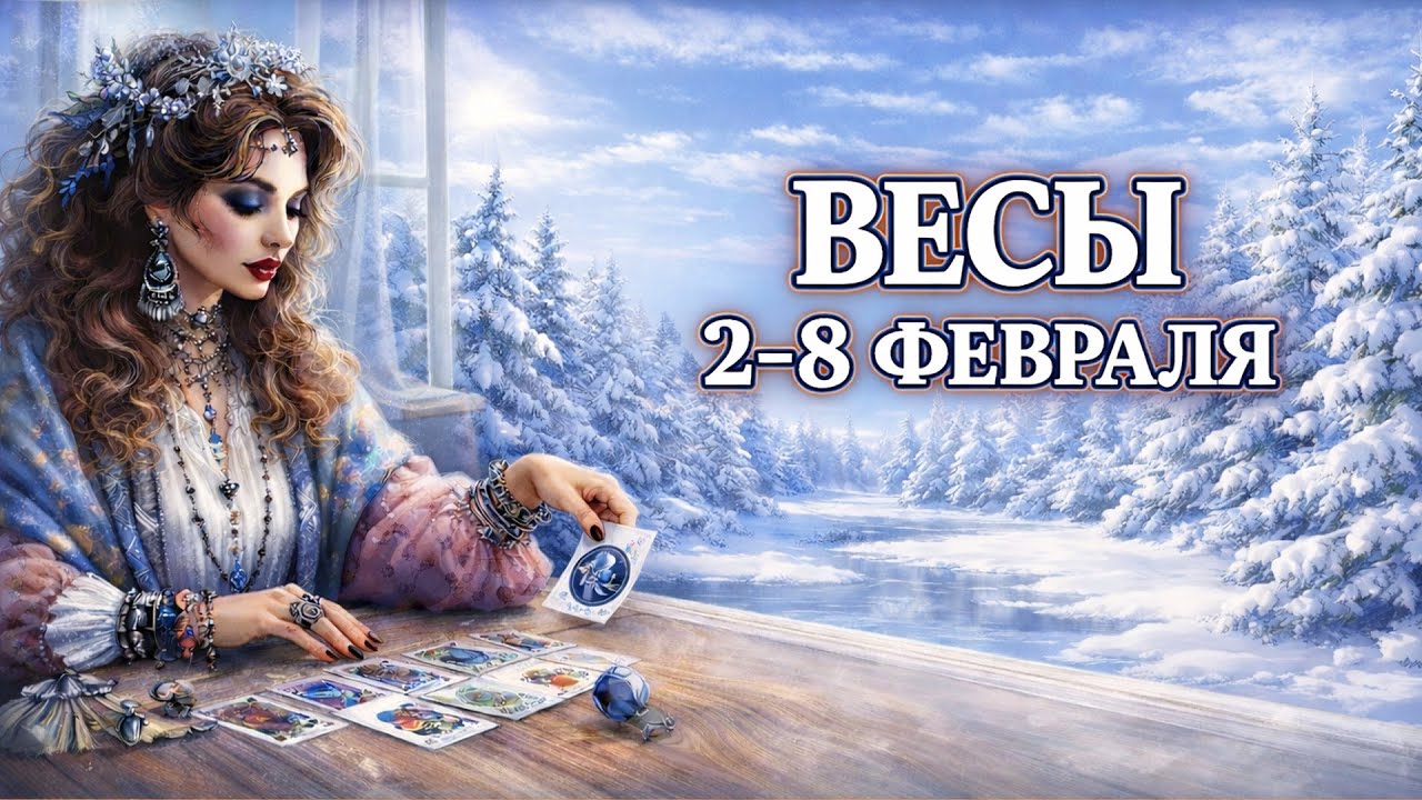 ВЕСЫ ♎ ТАРО ПРОГНОЗ на неделю 2 — 8 февраля 2026. Гороскоп для Весов: время гармонии и выбора!