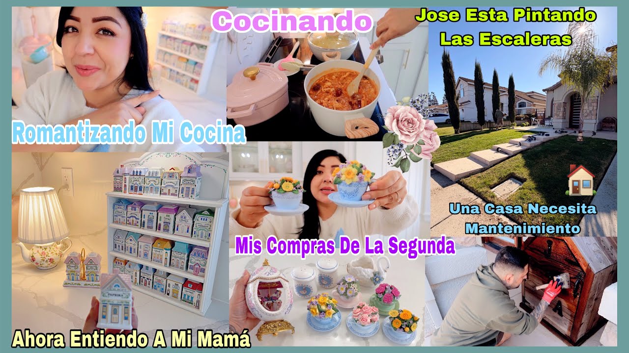 Romantizando Nuestra Vida🌸Mi Esposo Está Pintado Las Escaleras🏠Una Casa Necesita Mantenimiento