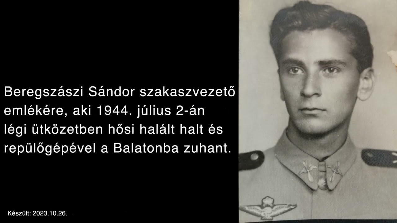 2025.11.19. Hadak útján 24. Magó Károly zászlós - roncskutatás - Vadászgép a Balatonban