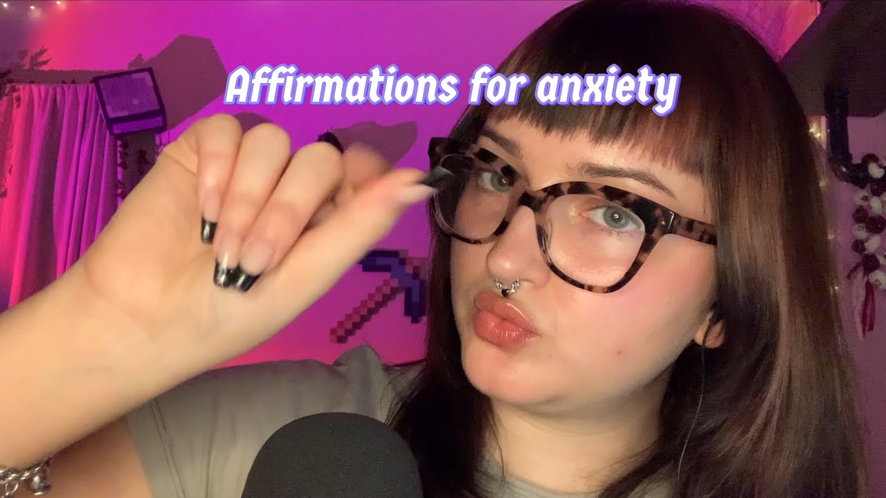 ASMR for general anxiety! Positive affirmations, personal attention, & mic brushing