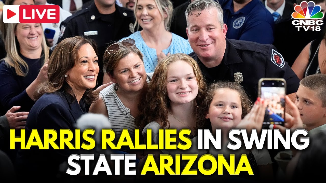 Kamala Harris LIVE: Harris Rallies Voters in Critical Swing State Arizona | Trump Vs Harris | N18G
