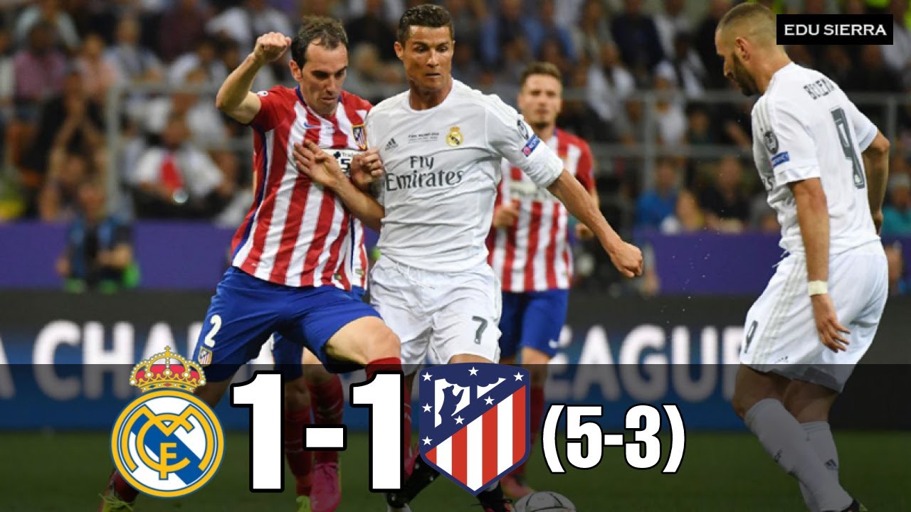 Real Madrid vs Atlético de Madrid, (5-3) Final 