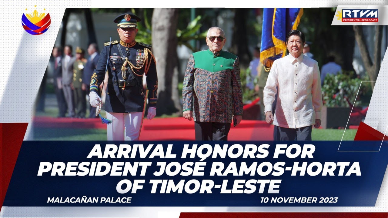 Arrival Honors for President José Ramos-Horta of Timor-Leste 11/10/2023