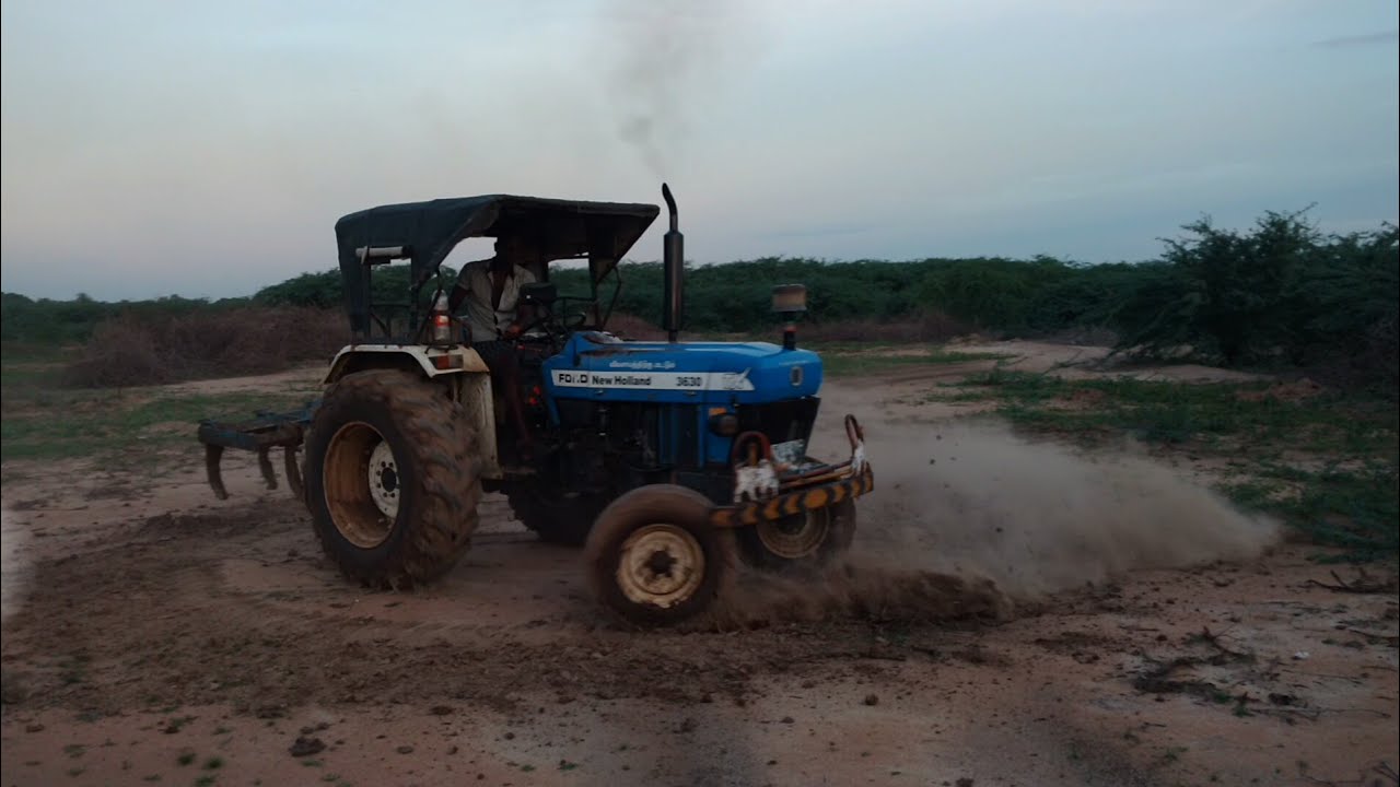 Tractor stunt in my village