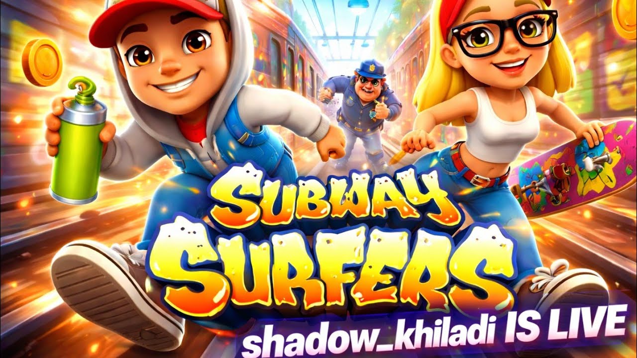 🔴 LIVE: Subway Surfers Crazy Run 🏃‍♂️ | Record Break Attempt!