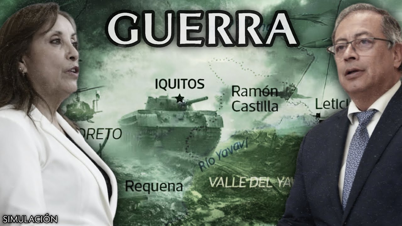 PERÚ VS COLOMBIA GUERRA -simulación-