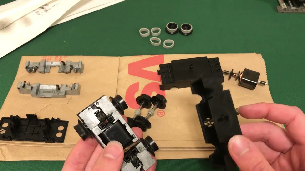 Repairing a black 12v train motor