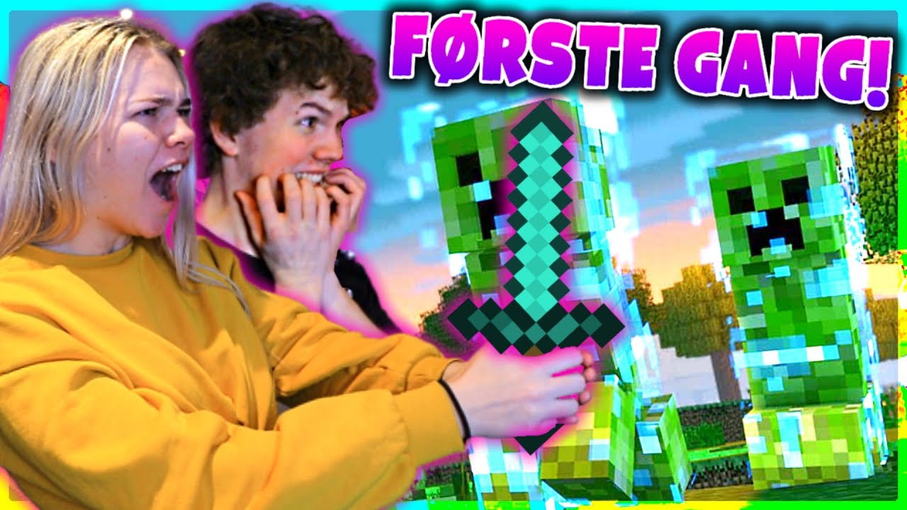 Natasja Spiller Minecraft #1: JEG L&AElig;RER MIN K&AElig;RESTE AT SPILLE MINECRAFT!!