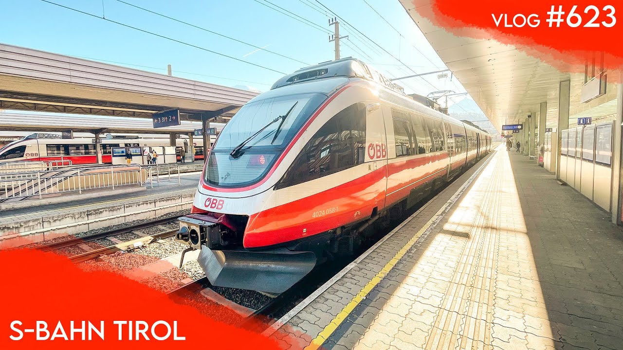 Mit der S-Bahn Tirol nach Innsbruck | TripReport | Vlog 623