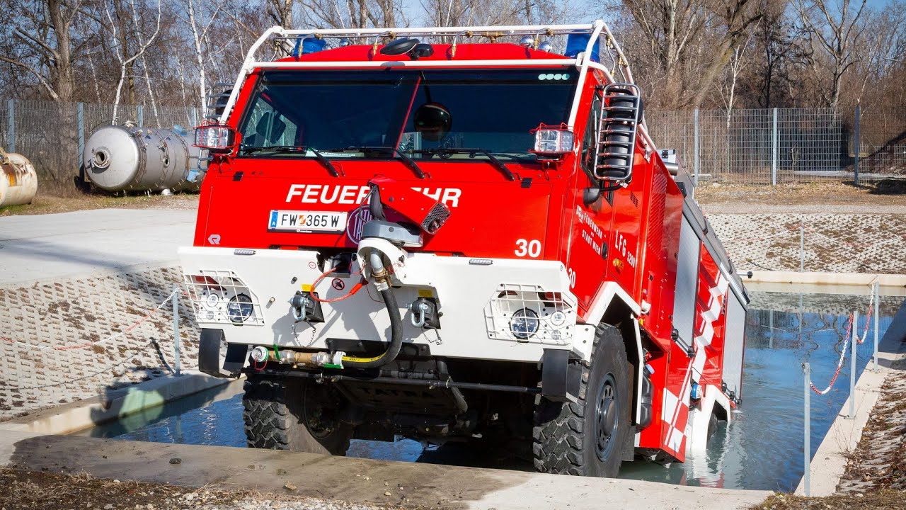 Geländegängige Löschfahrzeuge auf TATRA für die BF Wien