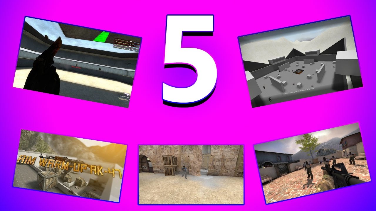 Top 5 CS:GO Aim Training/Warm-up Maps 2016