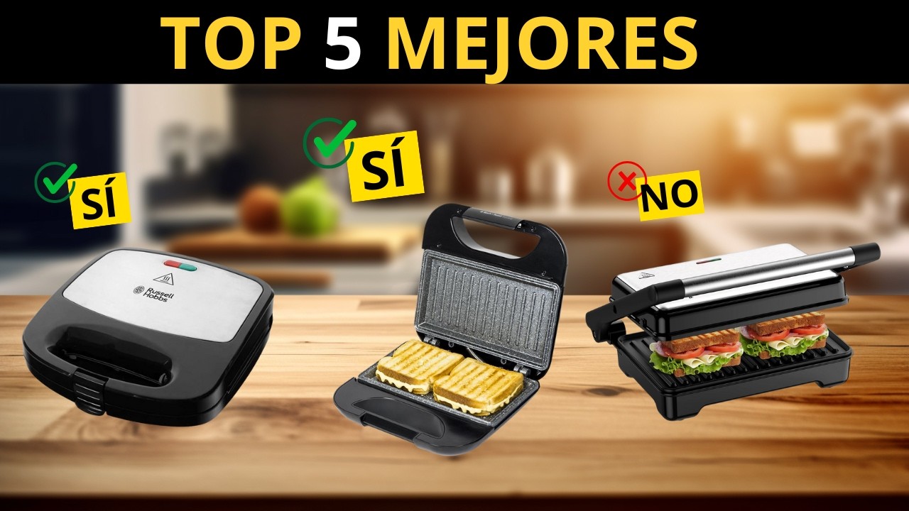 Top 5 Mejores Sandwicheras 2025 en Amazon | Comparativa y Opinión Real