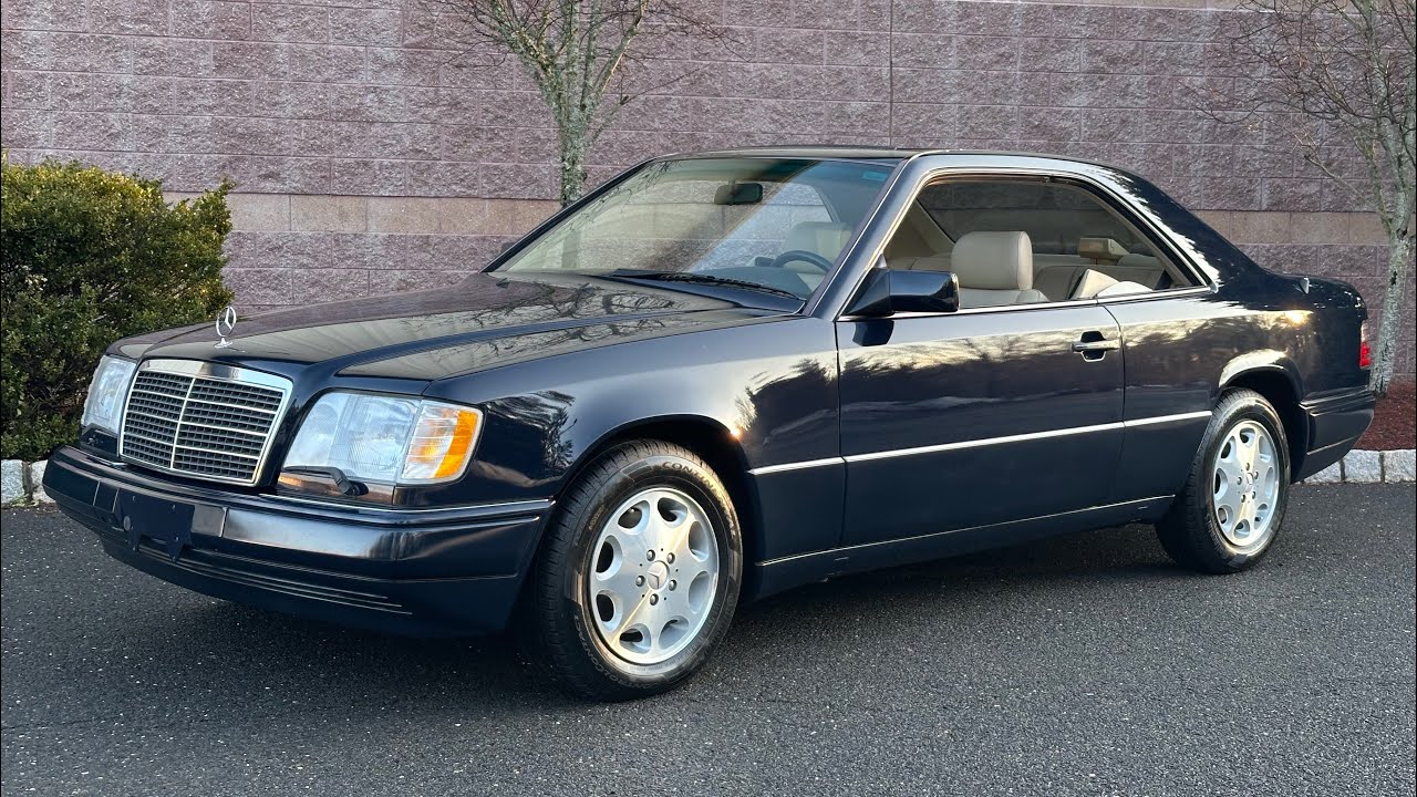 1995 E320 Coupe in Midnight Blue 904 with 28,633 miles Interior 2/21/26