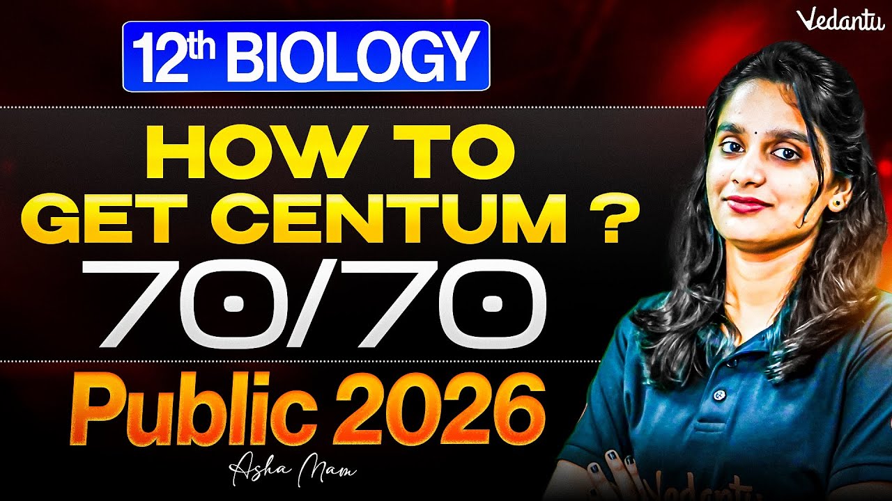 12th Biology | How to Get Centum in Public Exam 2026 😎 | Asha Ma'am #tnstateboard