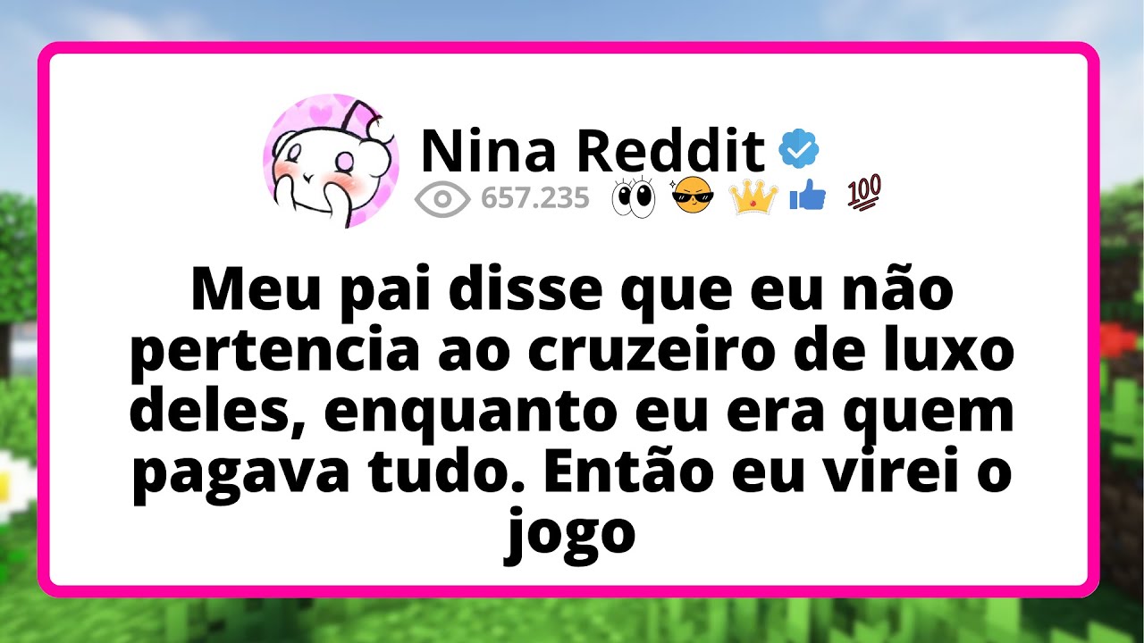 Meu PAI disse que eu não pertencia ao cruzeiro de LUXO deles, enquanto eu era quem PAGAVA tudo...