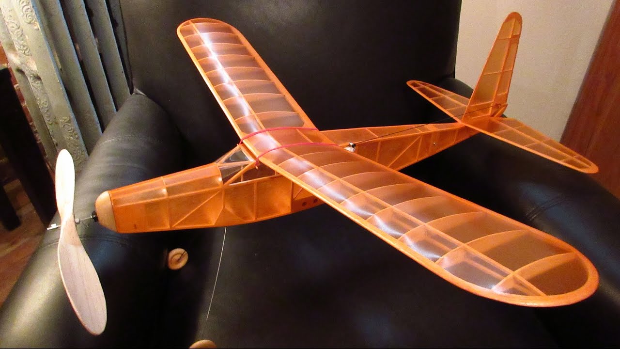 Flying Aces Sky Gull oldtime rubber RC - building