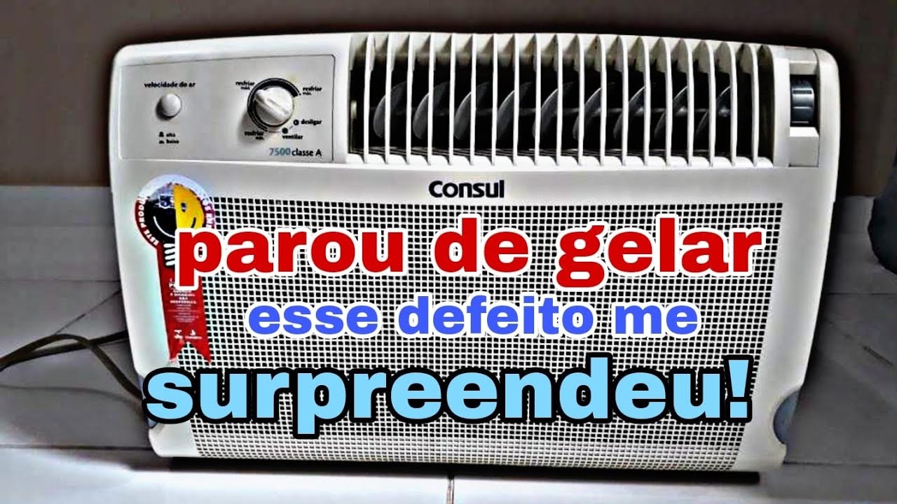 ar condicionado não gela! veja esse defeito. até eu fiquei surpreso!