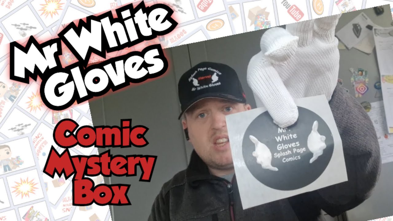Opening my Mr White Gloves Splash Page Comics - Comic Mystery Box