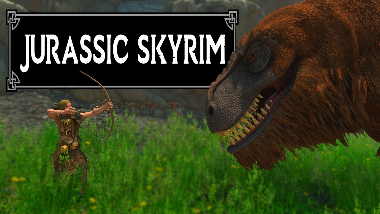 I Turned Skyrim Into A Jurassic Park Survival Game