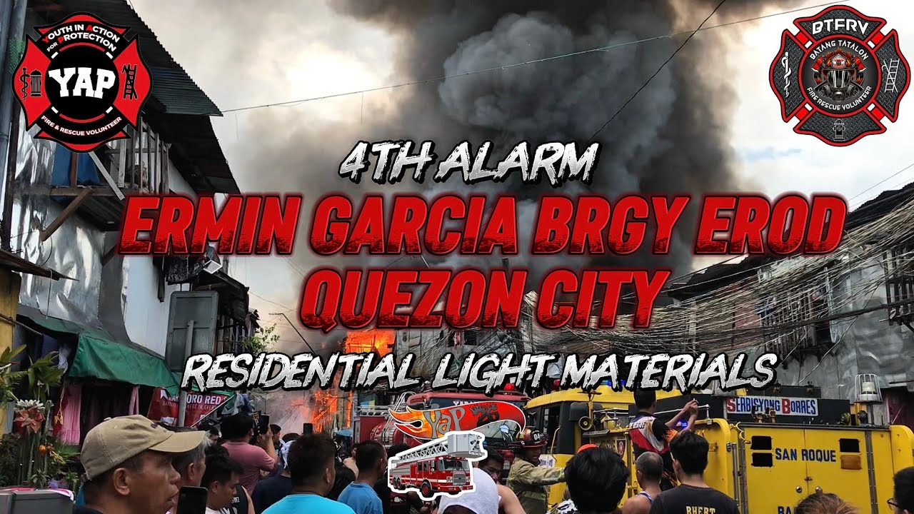 (05/05/25) YAP TANKER 1 RESPONDED AT 10-70 4TH ALARM LOC ERMIN GARCIA BRGY EROD QC | ClrkBinondo