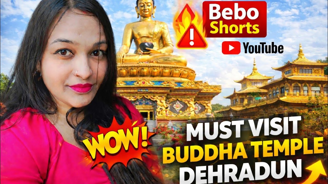 Dehradun Buddha Temple 😍 | This Place Will Shock You | Must Visit in Dehradun | Bebo Shorts