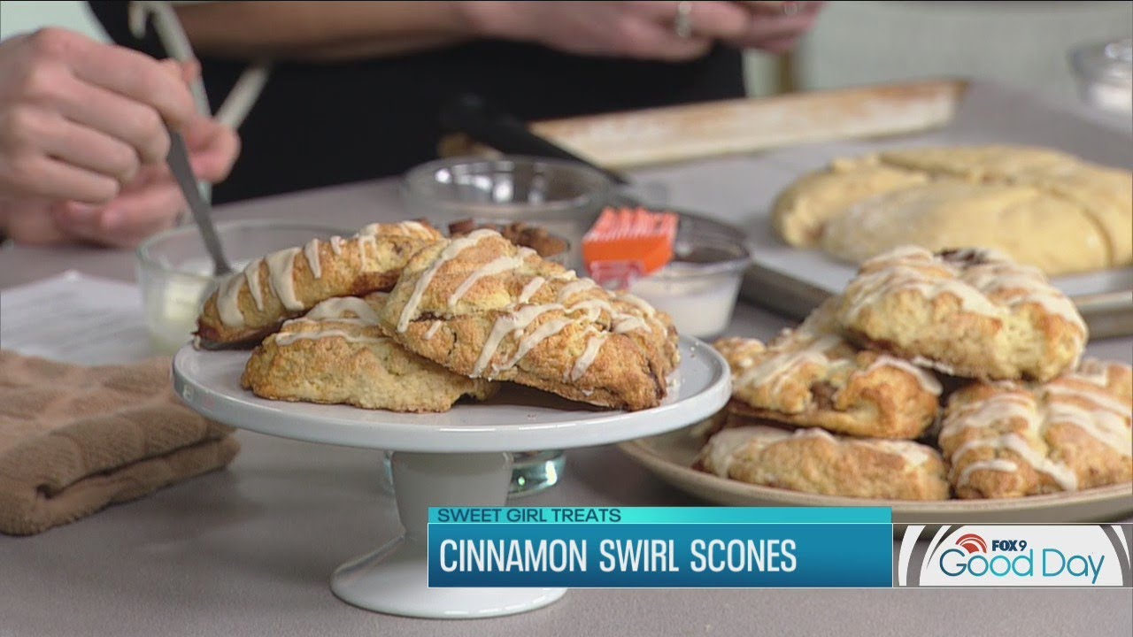 Cinnamon Swirl Scones from Sweet Girl Treats | FOX 9 Good Day