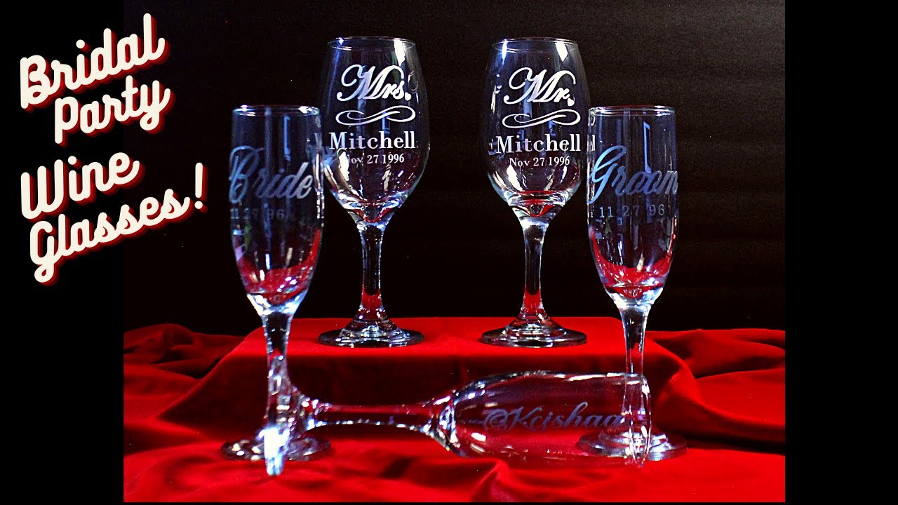 DIY | Personalized Wine Glasses | How to Apply Permanent Vinyl | Gift Ideas