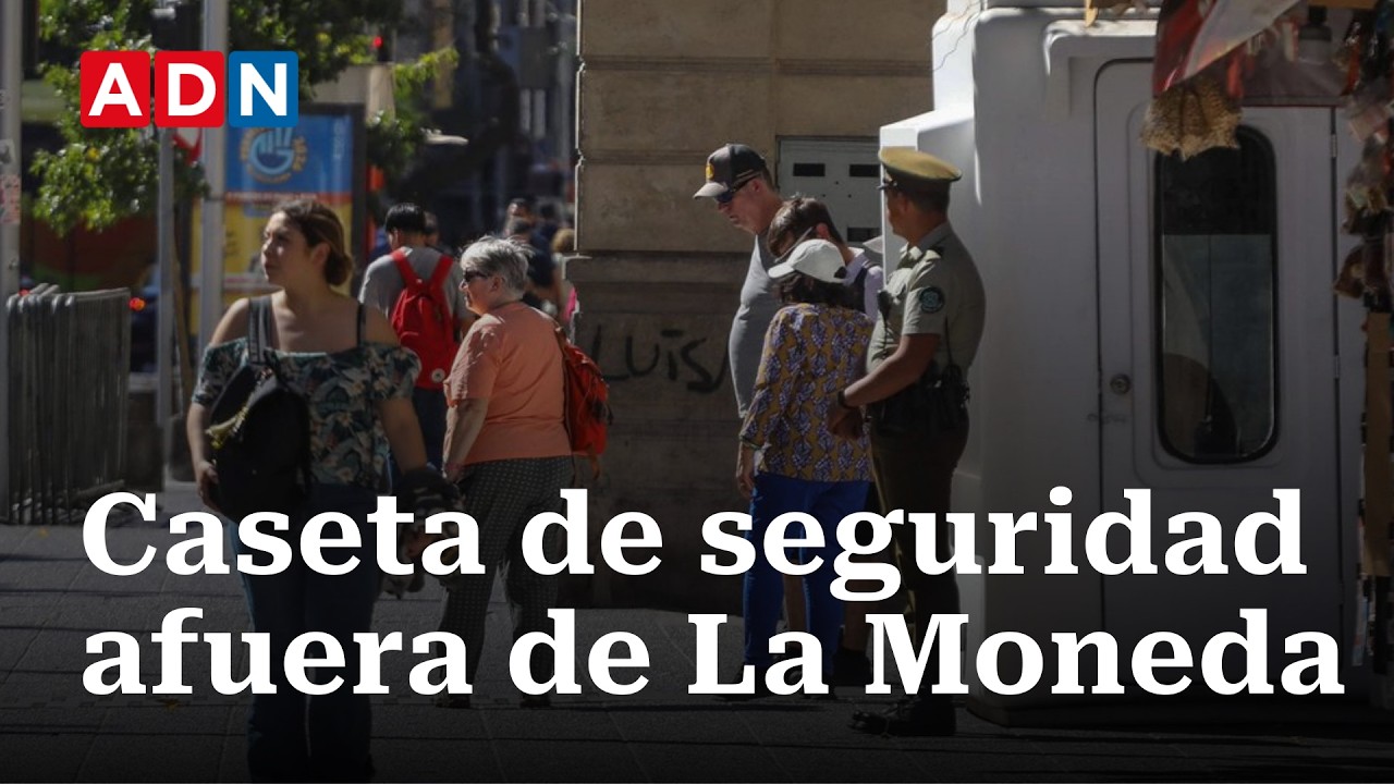 Así es la nueva caseta de Carabineros en La Moneda