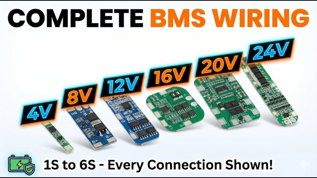 🔋 All BMS Connections You Must Know!
