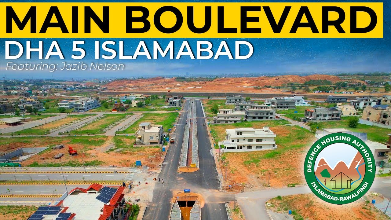 Watch final development update of main boulevard DHA 5 Islamabad | Property Gupshup