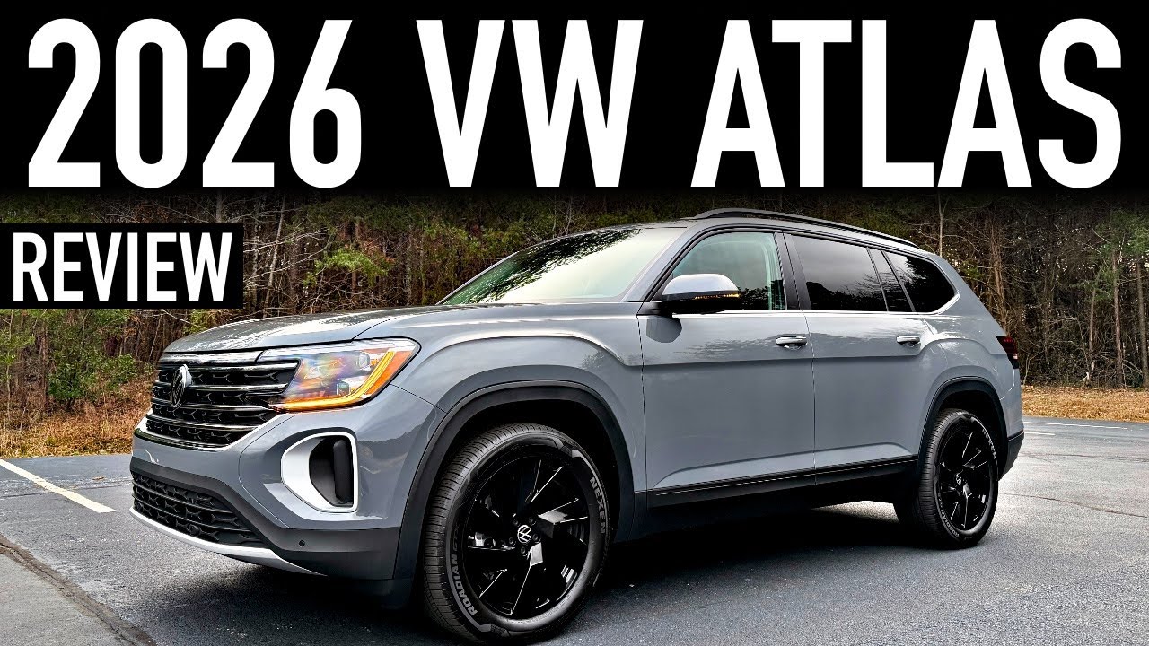 Обзор VW Atlas 2026 года... Лучше, чем Honda Pilot?