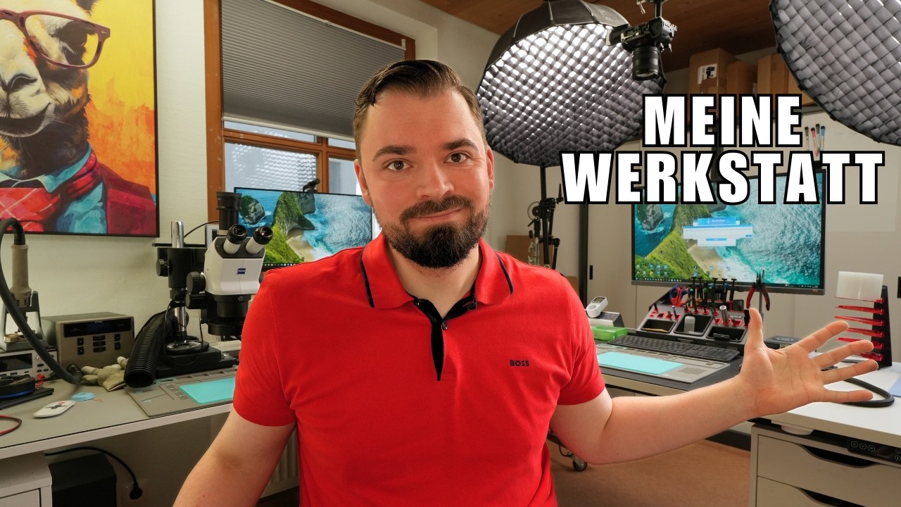 Meine komplette Werkstatt-Tour &ndash; So repariere ich t&auml;glich Smartphones, Tablets & Laptops!