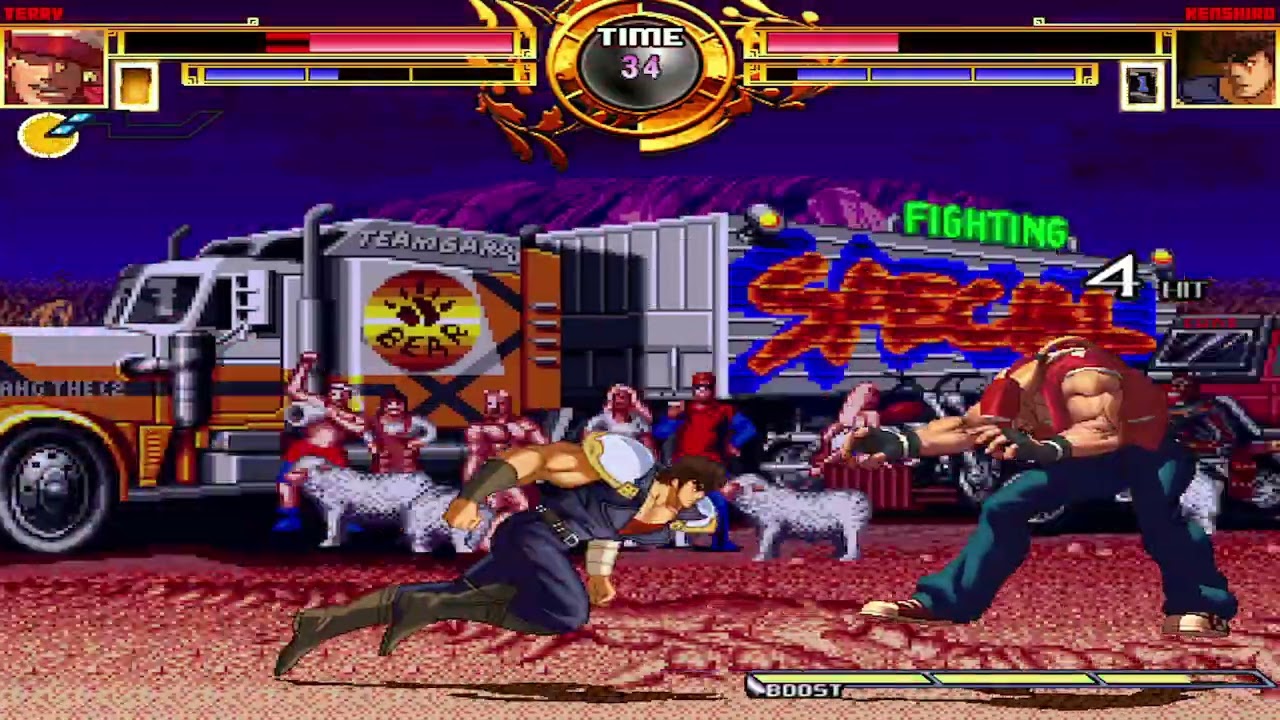 NICK54222 MUGEN: Terry Bogard BBTag VS Kenshiro
